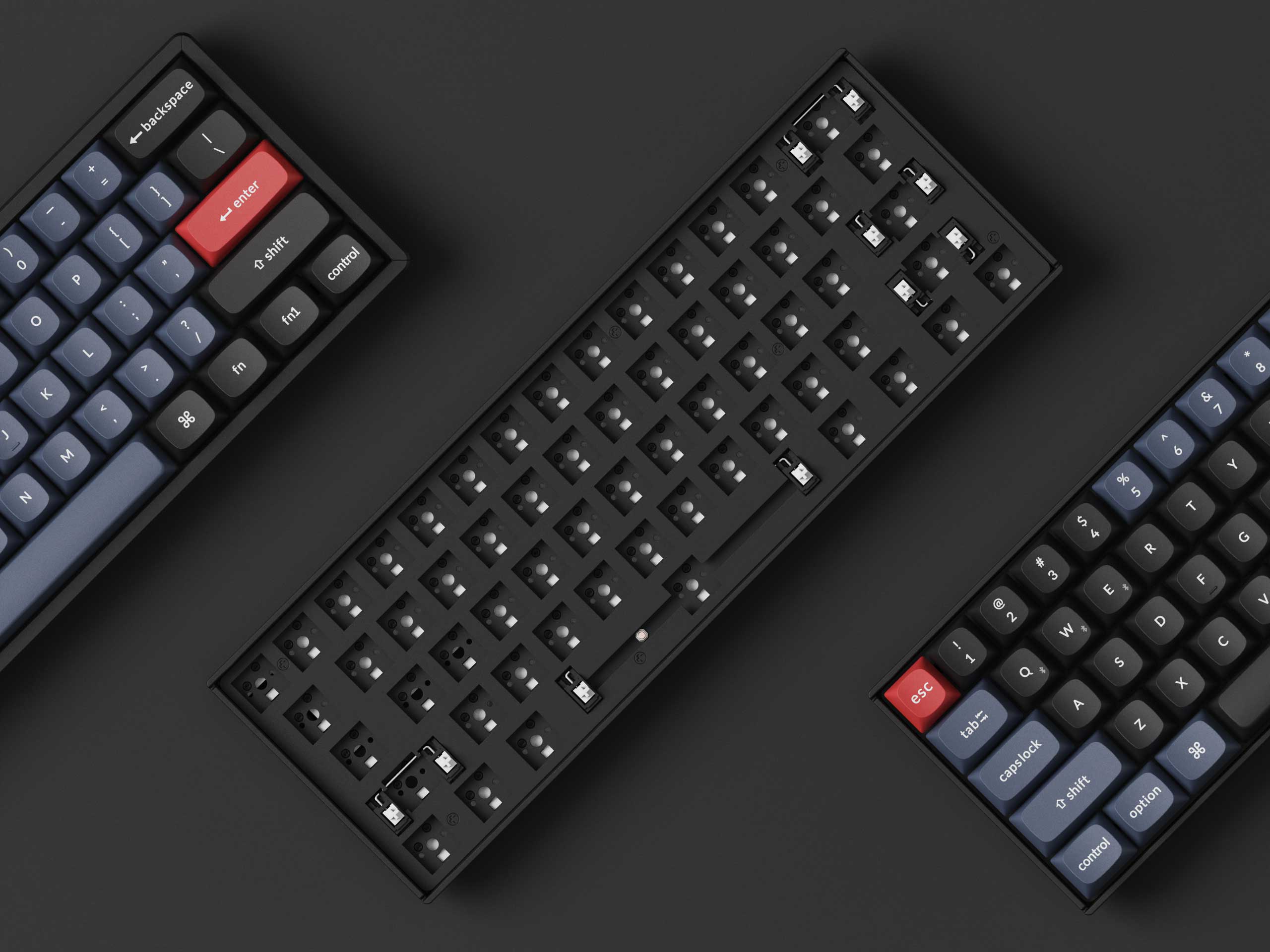 Barebone US layout of Keychron K12 Pro QMK/VIA Wireless Mechanical Keyboard
