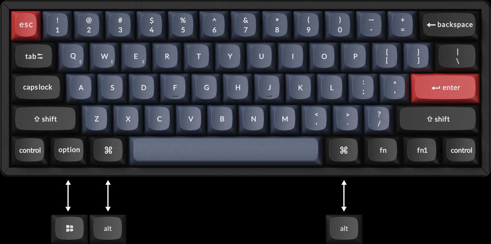 Keychron K12 Pro keyboard layout Keychron K12 Pro keyboard layout