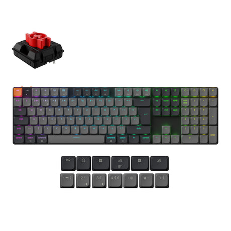 Keychron-K5-Version-2-QMK-Ultra-Slim-Wireless-Custom-Mechanical-Keyboard-Red-Switch-UK