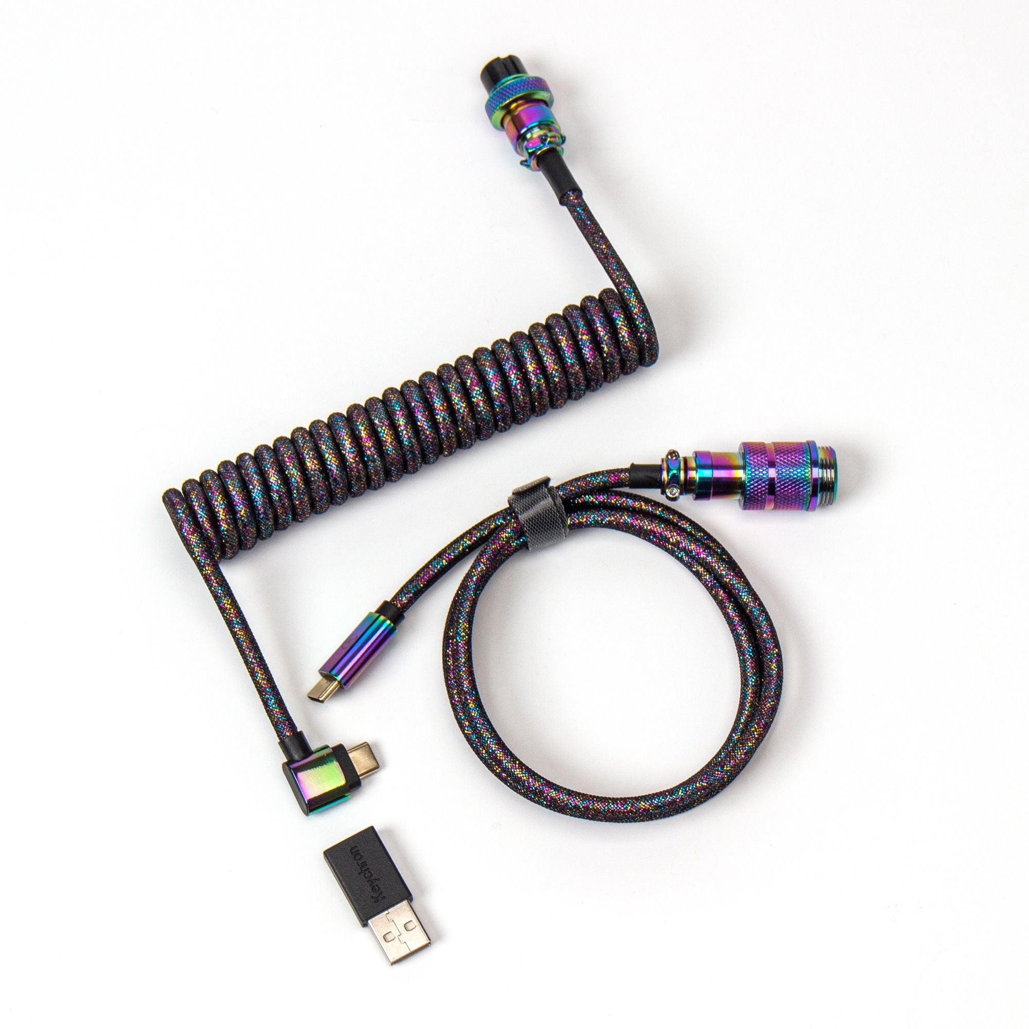 Rainbow Plated Black / Angled