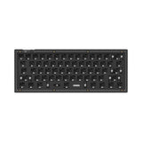 Keychron V4 QMK VIA custom mechanical keyboard 60 percent layout frosted black for Mac Windows iOS RGB backlight hot swappable barebone