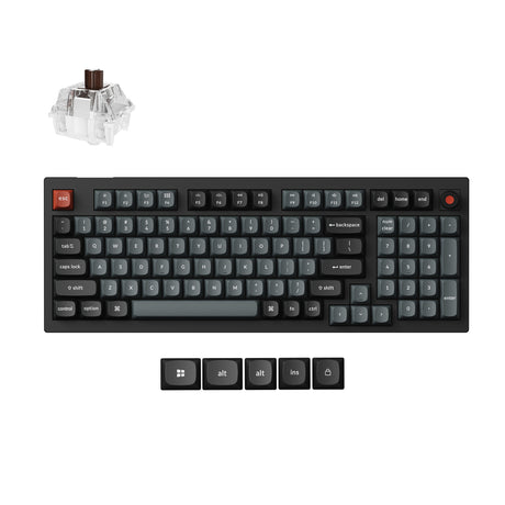 Keychron-V5-8K-Wired-Hot-swappable-RGB-Backlight-Banana-Switch---Brown