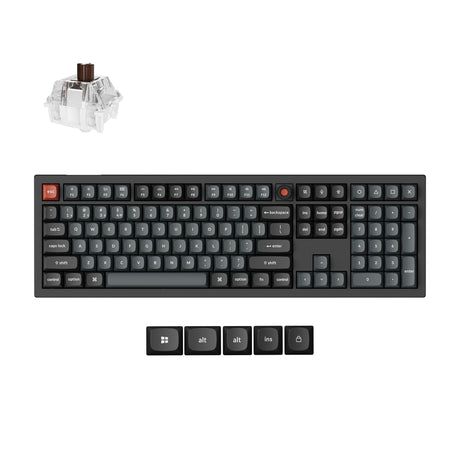 Keychron-V6-8K-Wired-Hot-swappable-RGB-Backlight-Brown-Switch---Black