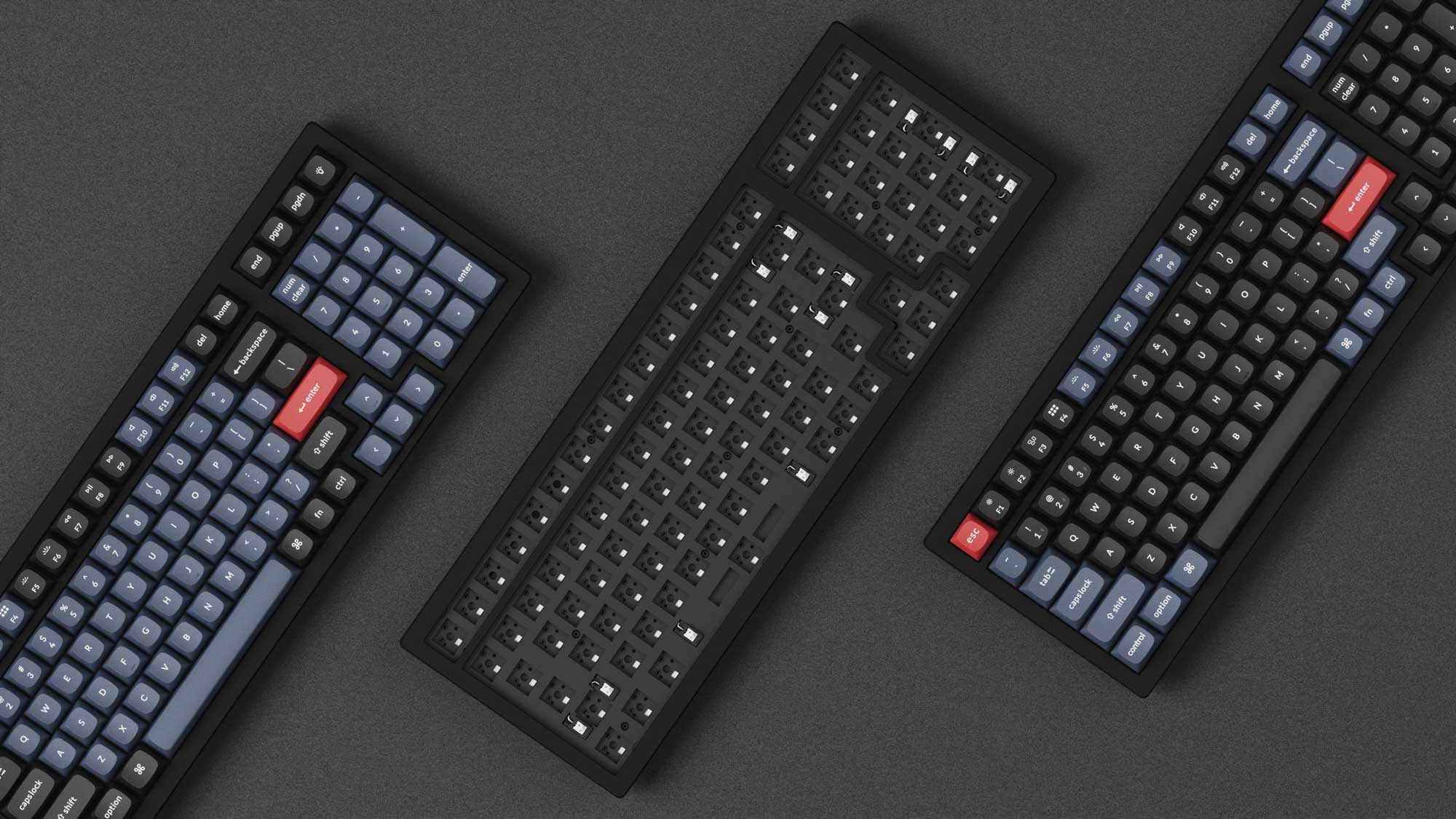 Barebone US layout of Keychron K4 Pro QMK VIA wireless mechanical keyboard Barebone US layout of Keychron K4 Pro QMK VIA wireless mechanical keyboard