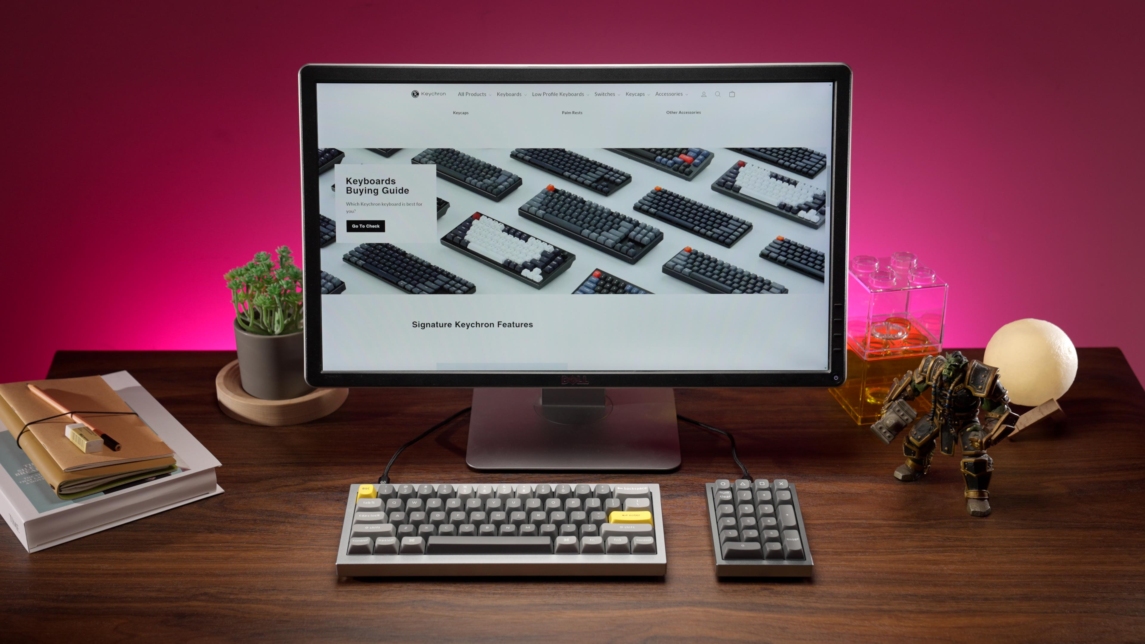 Keychron Q0 QMK VIA custom number pad full aluminum white frame Keychron Q0 QMK VIA custom number pad full aluminum white frame