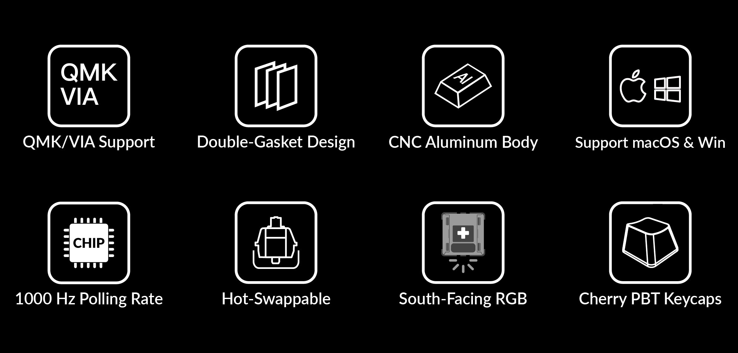 Features of Keychron Keychron Q60 QMK VIA Custom Mechanical Keyboard Features of Keychron Keychron Q60 QMK VIA Custom Mechanical Keyboard