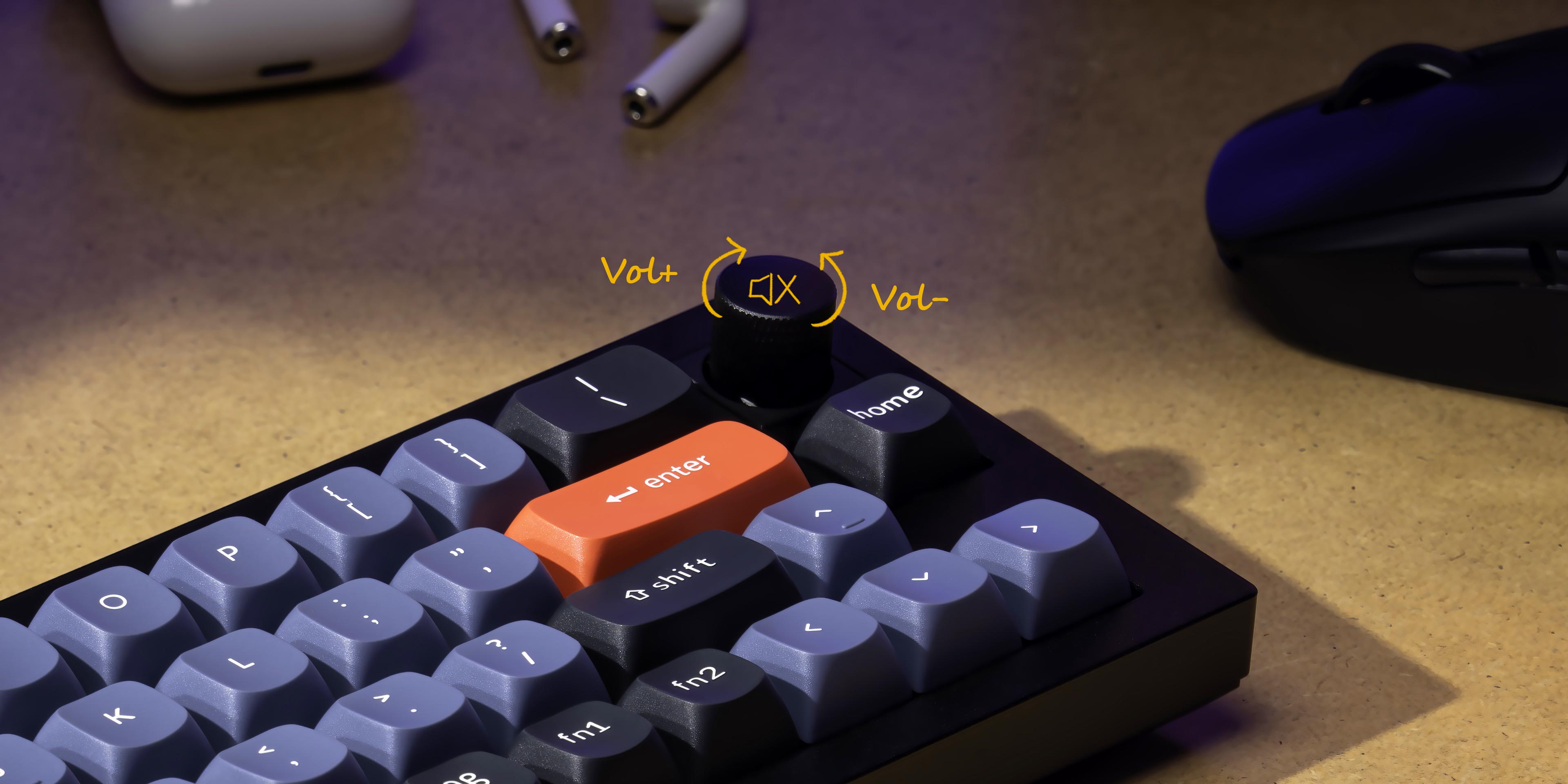Rotary encoder function of Keychron Q9 40% Percent Layout Mini Custom Mechanical Keyboard Rotary encoder function of Keychron Q9 40% Percent Layout Mini Custom Mechanical Keyboard
