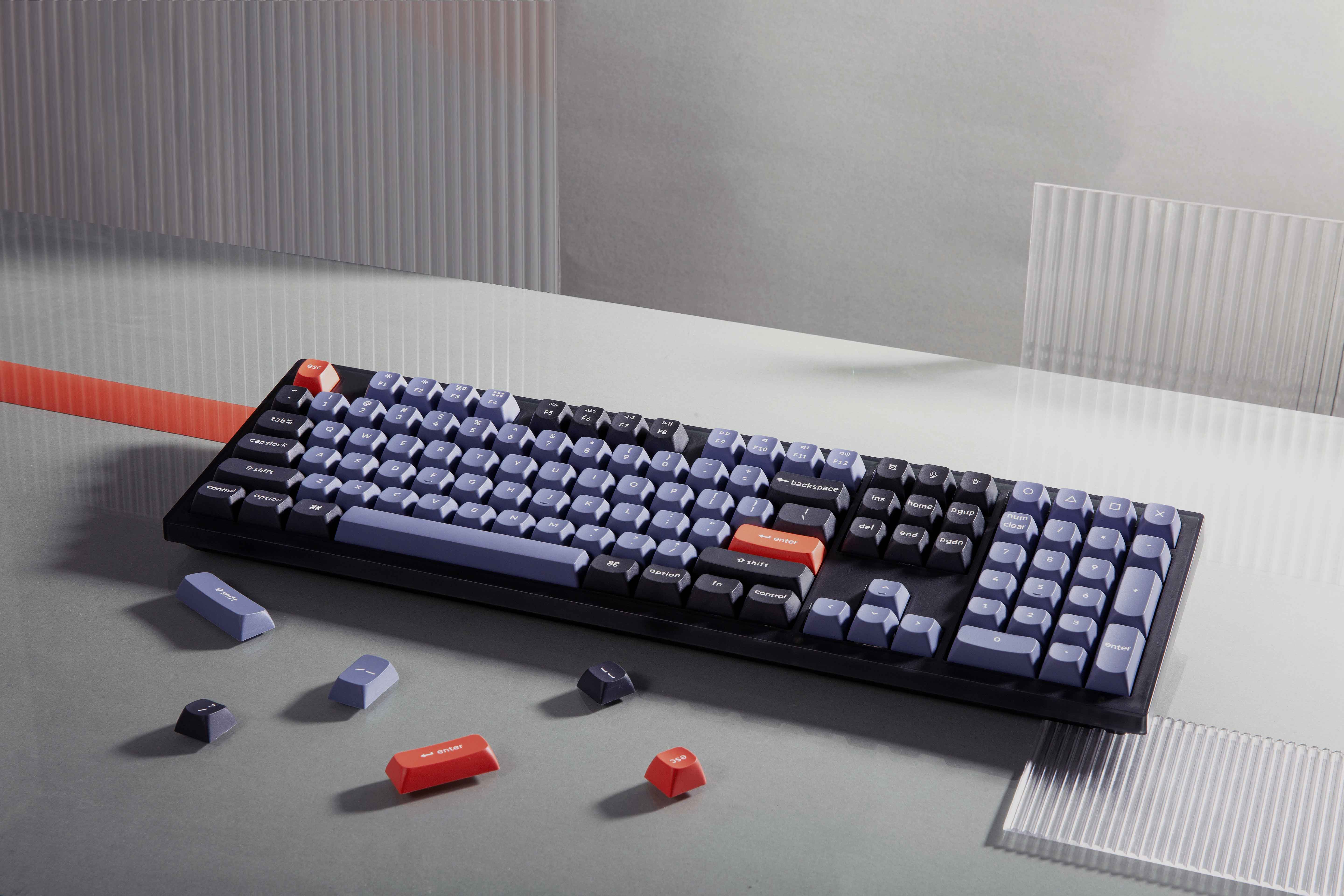 OSA Profile Double-shot PBT Keycaps of Keychron V6 Custom Mechanical Keyboard OSA Profile Double-shot PBT Keycaps of Keychron V6 Custom Mechanical Keyboard
