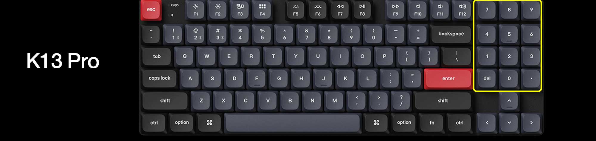 layout difference K13 Pro layout difference K13 Pro