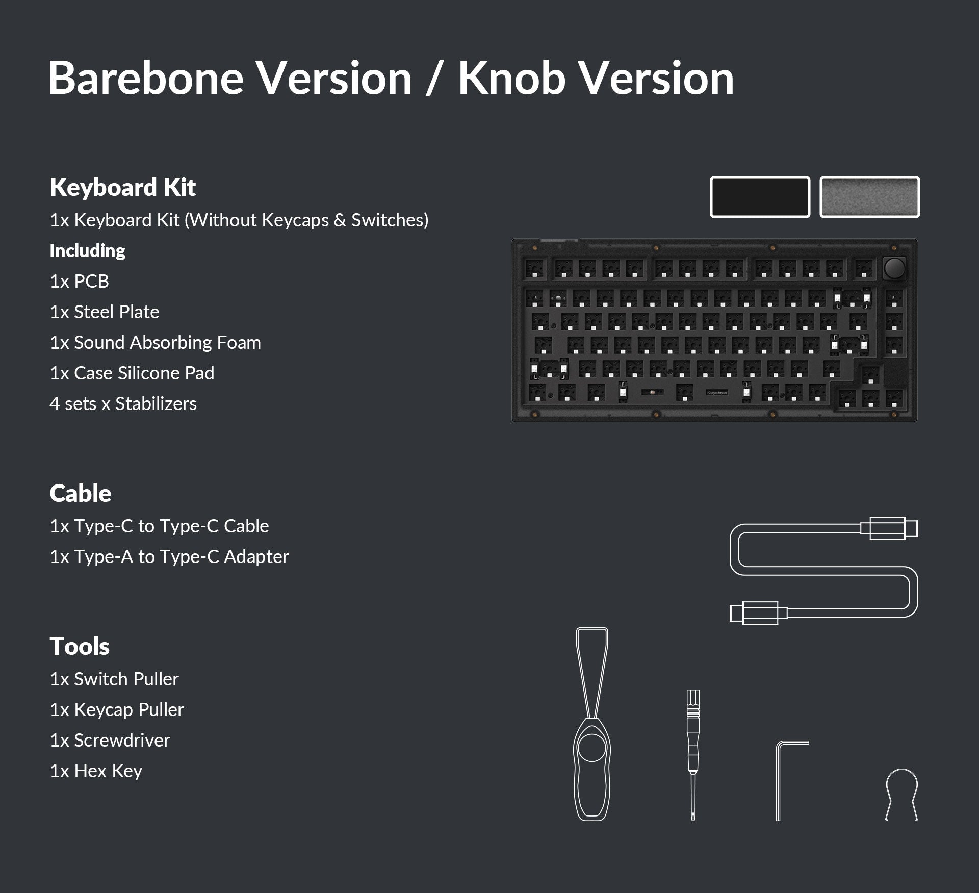 Keychron V1 Custom Mechanical Keyboard Keychron V1 Custom Mechanical Keyboard