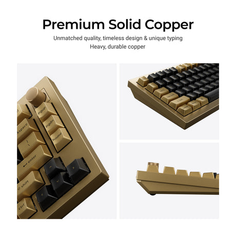 Keychron Q1 HE Full Copper Design