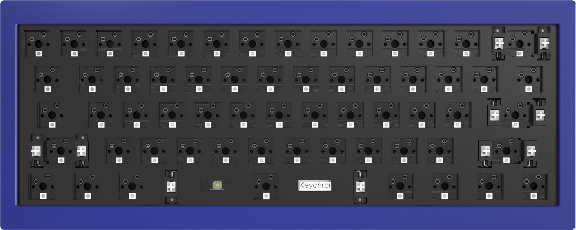 Barebone US layout of Keychron Q4 60% Percent Layout Mini Custom Mechanical Keyboard Barebone US layout of Keychron Q4 60% Percent Layout Mini Custom Mechanical Keyboard