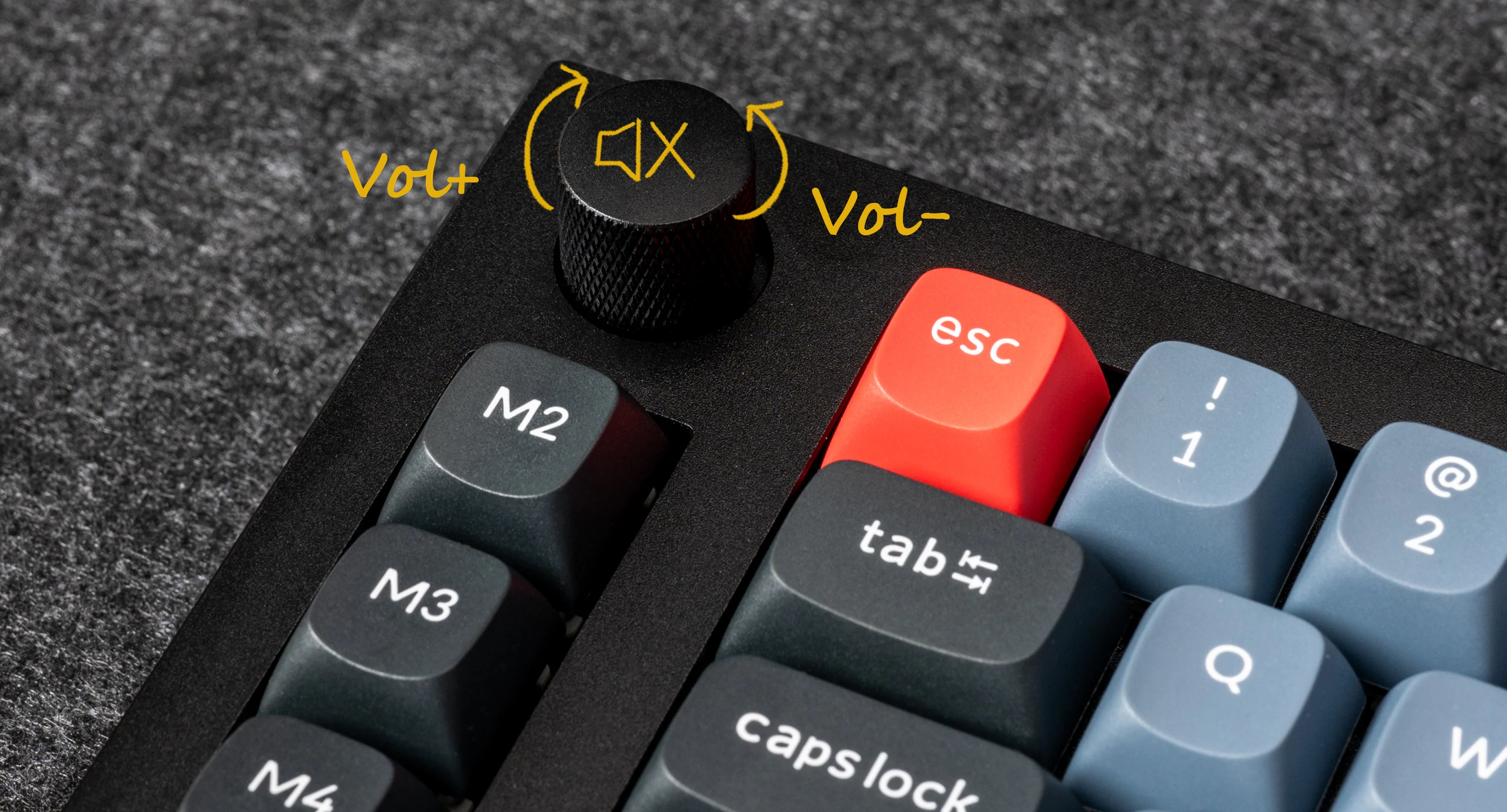 Rotary encoder function of Keychron Q65 Custom Mechanical Keyboard Rotary encoder function of Keychron Q65 Custom Mechanical Keyboard